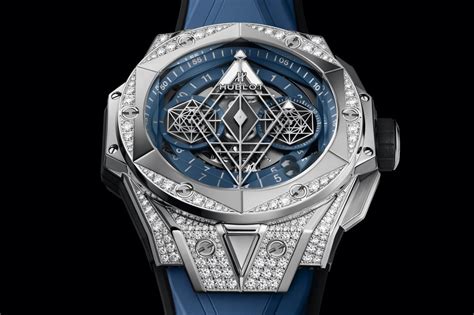 hublot unico sang bleu ii titanium|big bang sang bleu ii.